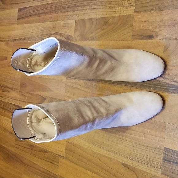 Stuart Weitzman Brooks Bootie Blush Pink Soft Suede Slouchy Boot, Size 8… - Picture 5 of 16